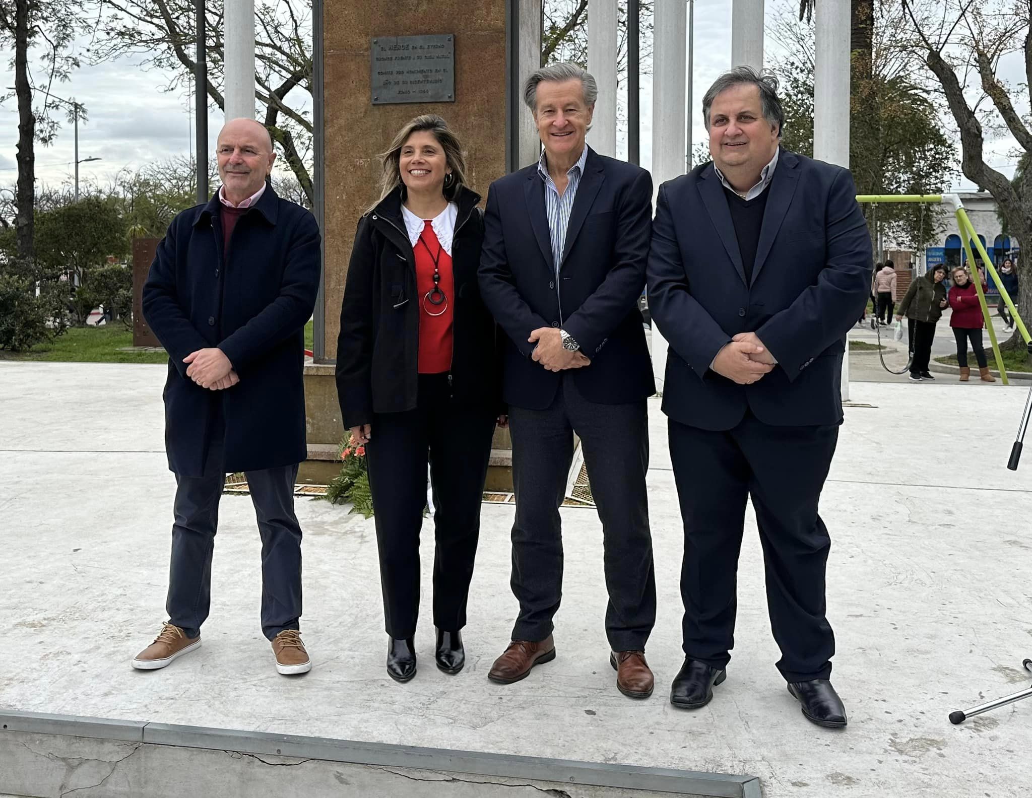 Presentes en Sauce, Acto 173 Aniversario Fallecimiento de José Artigas